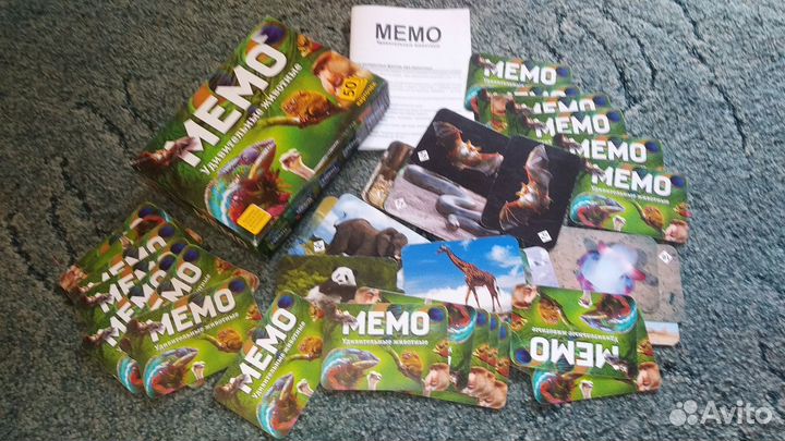 Игра мемо 3 вида