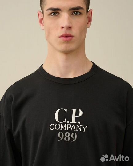 Футболка C.P. company 20/1 Jersey Boxy Logo