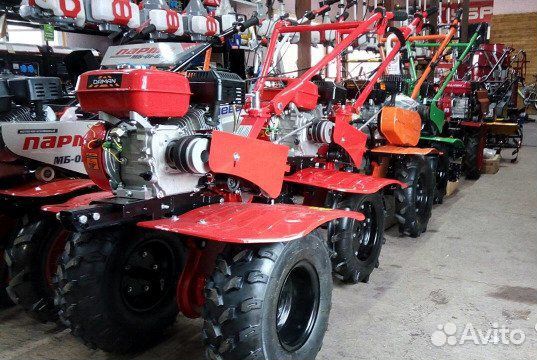 Мотоблок мощный тяжелый 7.5 л.с - 17 л.с с вом