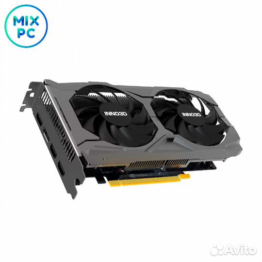 Видеокарта GTX1650 4GB inno3D twin X2 OC V3 N16502