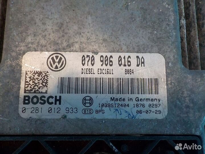 Блок управления двигателем volkswagen Touareg 2002