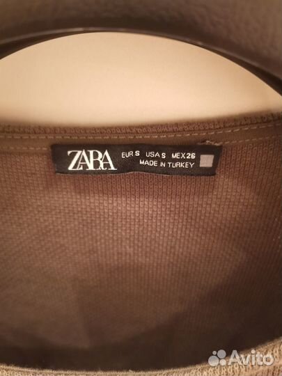 Zara джемпер темно-зелёного цвета S