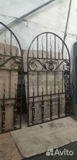 Кованые ворота, заборы, ограждения, лестницы и др