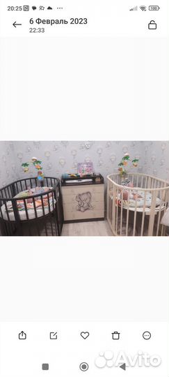 Детская кроватка трансформер 3 в 1