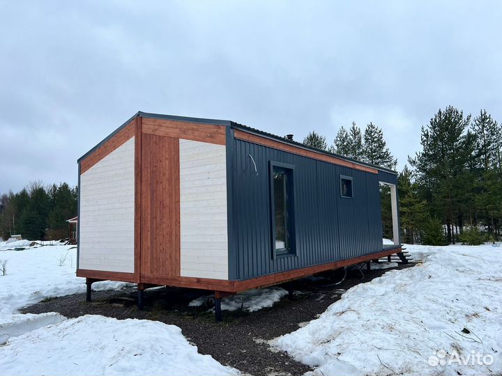 Каркасный модульный дом 52 м2