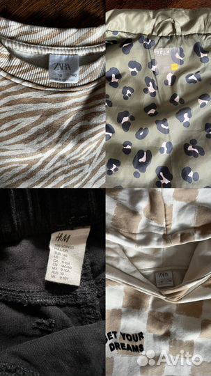 Одежда на девочку hm zara 140-146см пакетом