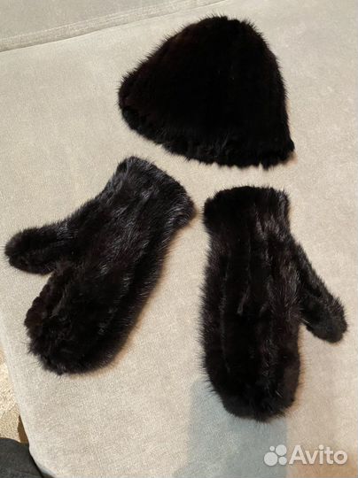 Норковые варежки