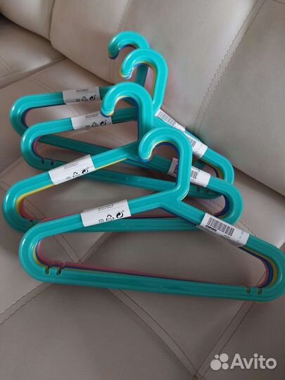 Детские плечики вешалки Икеа Багис 8 штук набор