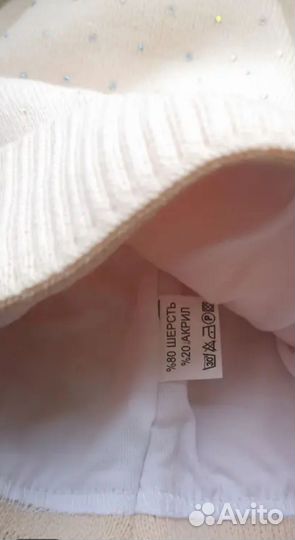 Комплект шапка и снуд для девочки весна, осень