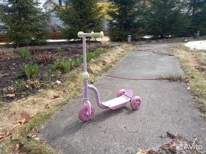 Самокат детский трехколесный бу