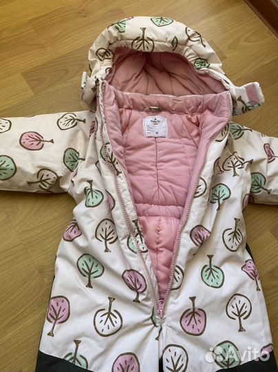 Зимний комбинезон для девочки 86