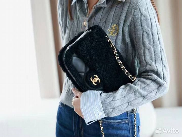 Сумка chanel натуральная кожа