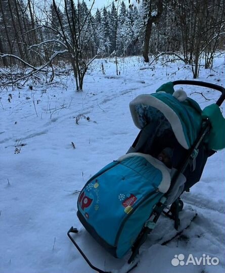 Коляска санки