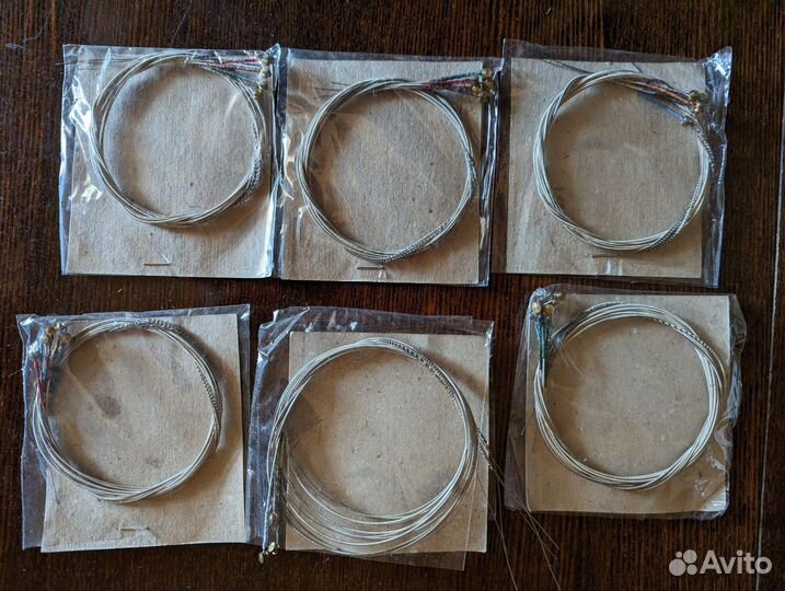 Струны для акустической гитары 6 струн