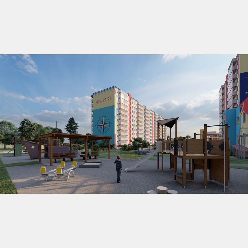 1-к. квартира, 39,4 м², 1/10 эт.