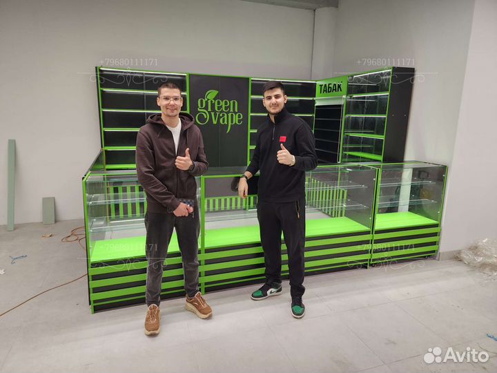 Табачные прилавки для магазина