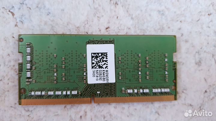 Оперативная память для ноутбука ddr4 4gb