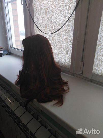 Парик женский каштаново-рыжий