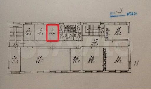 Свободного назначения, 11.9 м²
