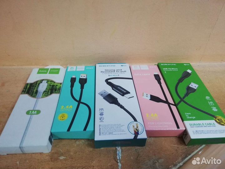Кабель для айфон lightning, micro usb и type-c
