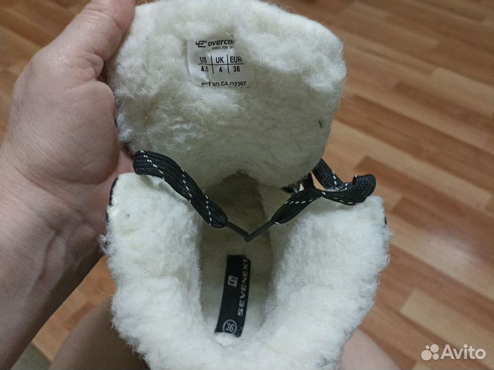 Кроссовки зимние 36