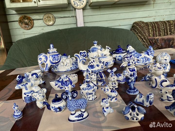 Фигурки гжель