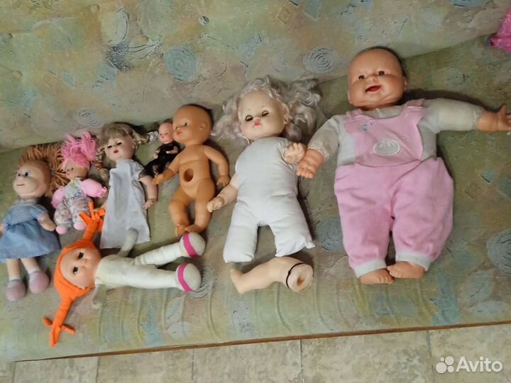 Куклы для реставрации, б/у