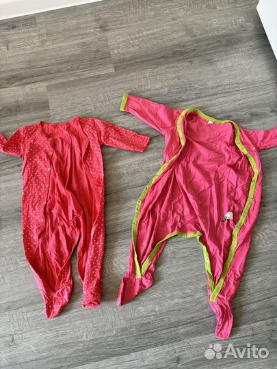 Детские вещи пакетом на девочку 56 62 74 86 90