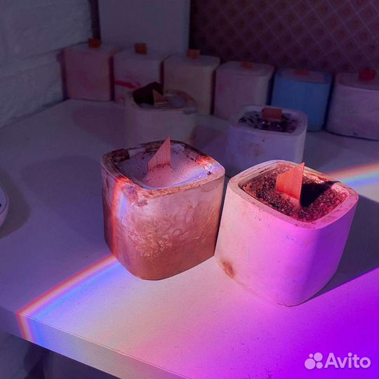 Ароматическая свеча ручной работы