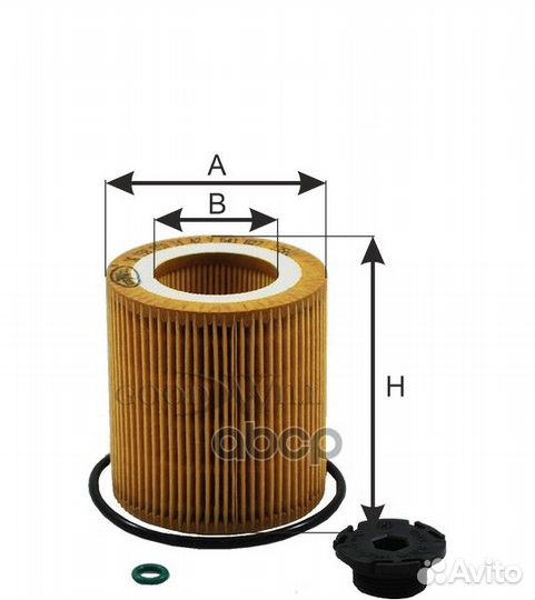 Фильтр масляный BMW 1(F20) /2(F22) /3(G20) /5(F10)