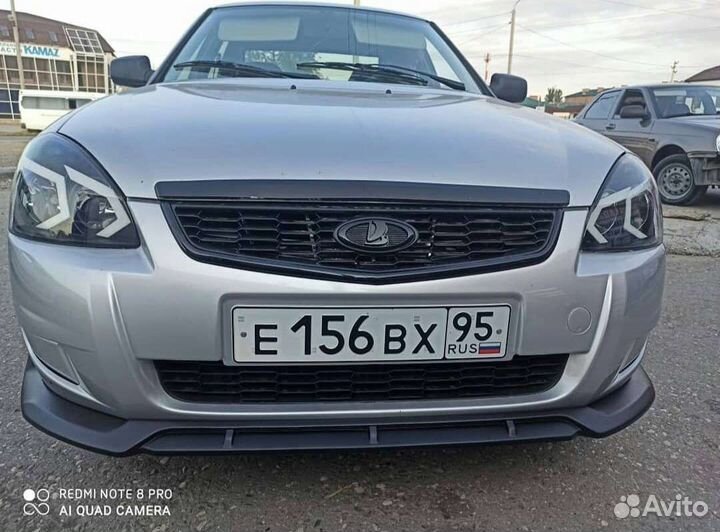 Губа на бампер priora