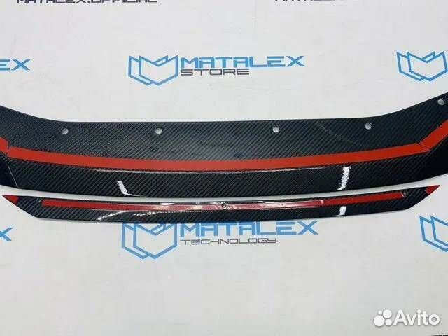 Сплиттер BMW M5 F90 рестайлинг, сухой карбон