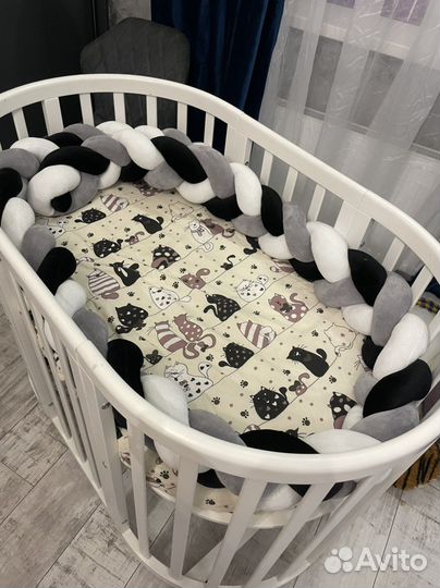 Бортик косичка