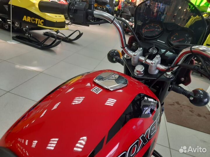 Мотоцикл Bajaj Boxer 125X Красный