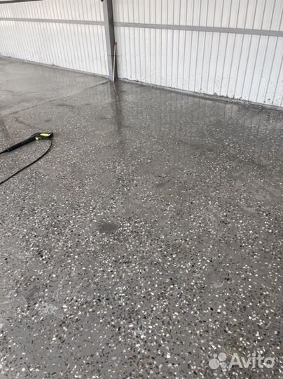 Шлифовка бетона камня мазайки