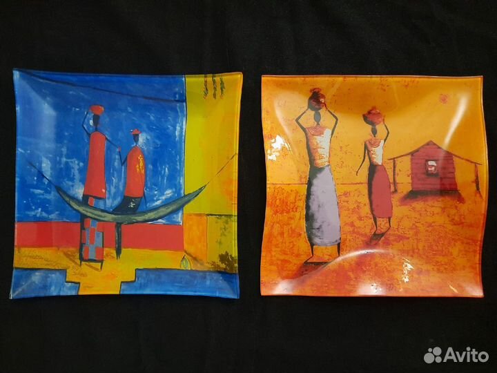 Два блюда Египет стеклянные