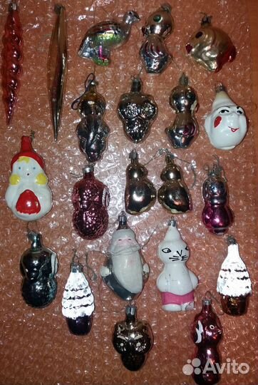 Елочные игрушки СССР советские