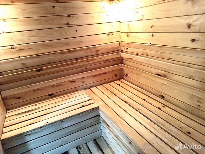 Семейная баня на дровах