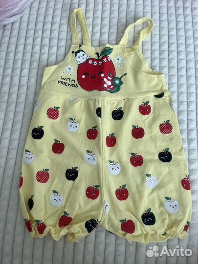 Пакет вещей на девочку 74-86 размер