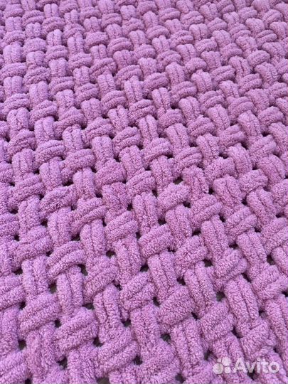 Плед детский из ализе пуффи