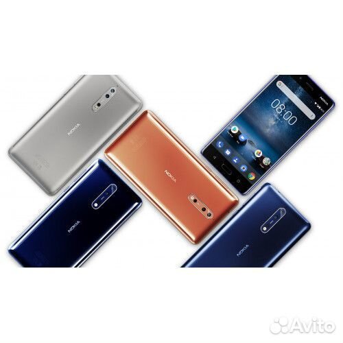 Лоток сим Nokia 8 Ta-1004 серебристый новый