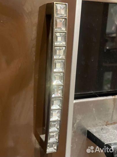 Ручки с кристаллами Swarowski мебельные 128мм