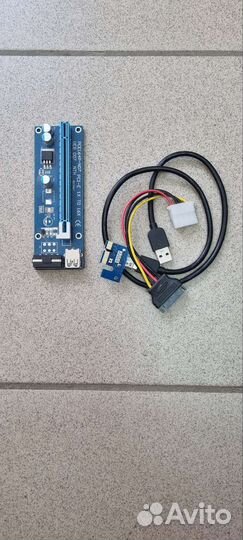 Райзер pci-e molex SATA