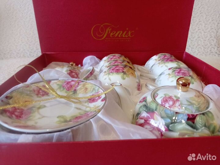 Чайный сервиз фарфор 