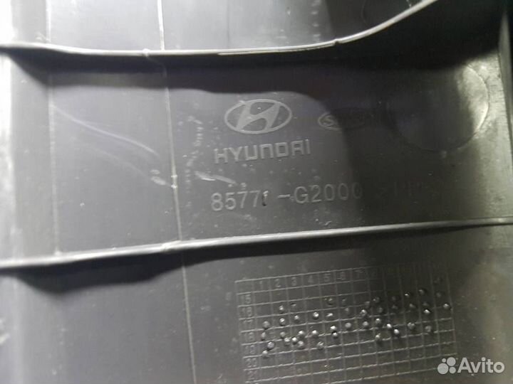 85771G2000 Накладка внутренняя на заднюю панель к