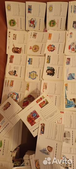 Конверты, почтовые карточки первого дня