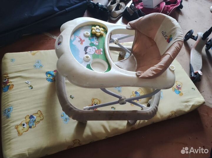 Ходунки детские, кокон, пеленальный матрас