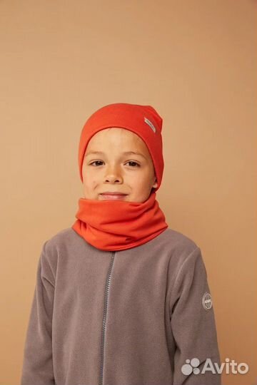 Шапка и снуд комплект весенний