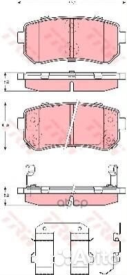 Колодки зад.KIA RIO II 05-11/ceed I 06-12 GDB34