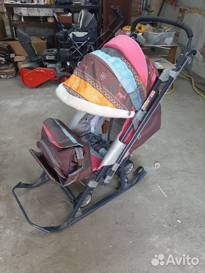 Санки коляска ника